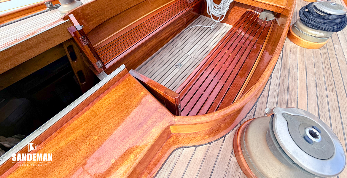 View aft over cockpit