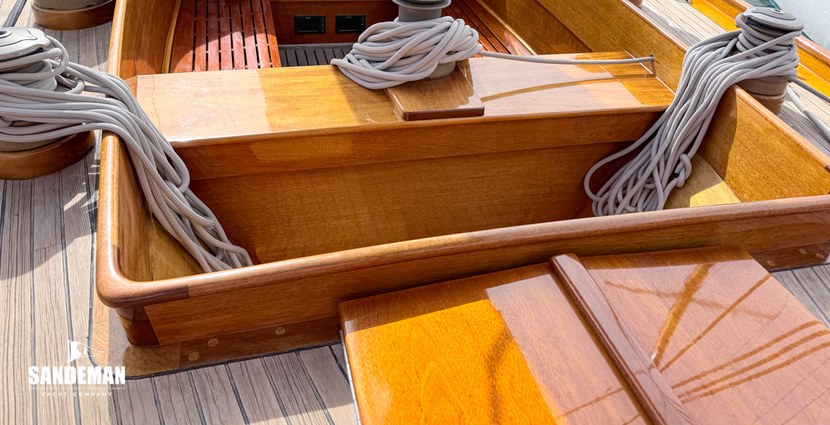 Aft deck view forward