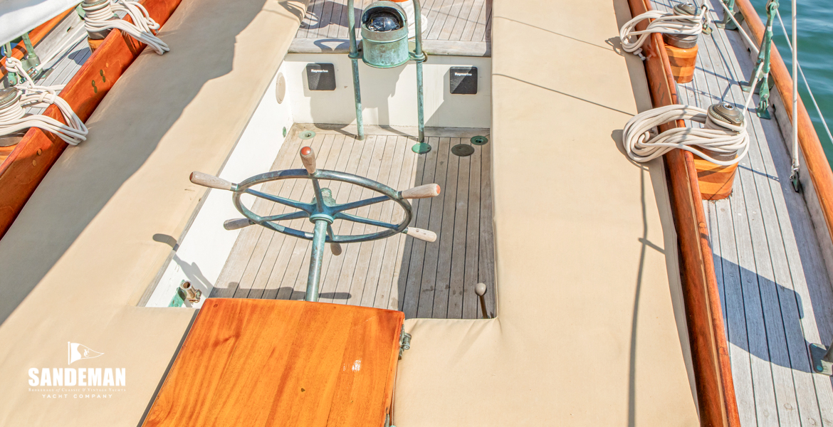 View forward from aft deck
