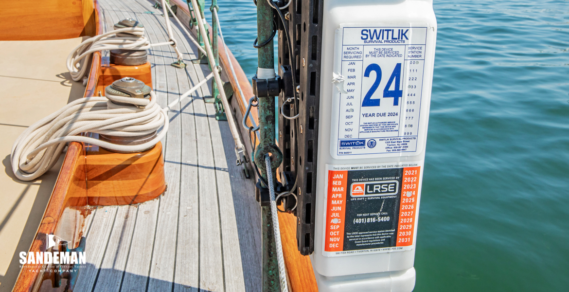 Starboard side deck