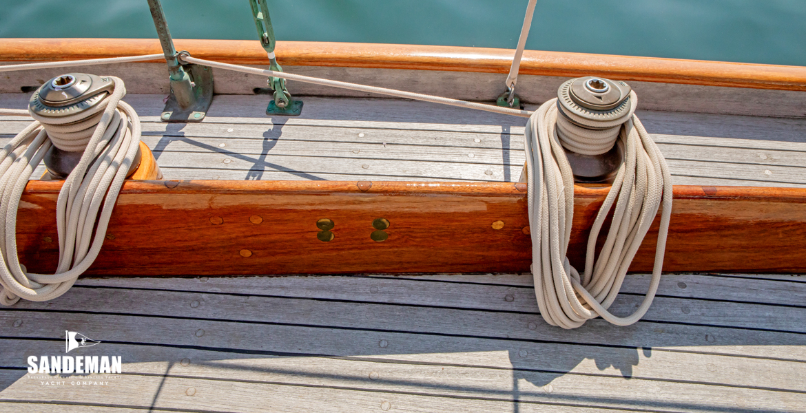 Starboard side deck details
