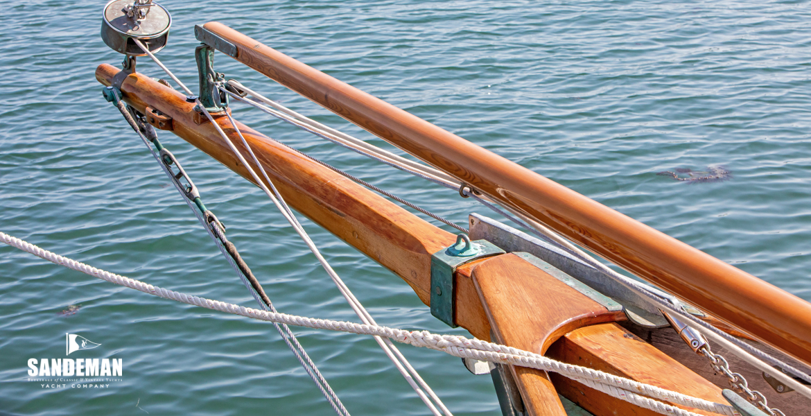 Stemhead, bowsprit, jib boom