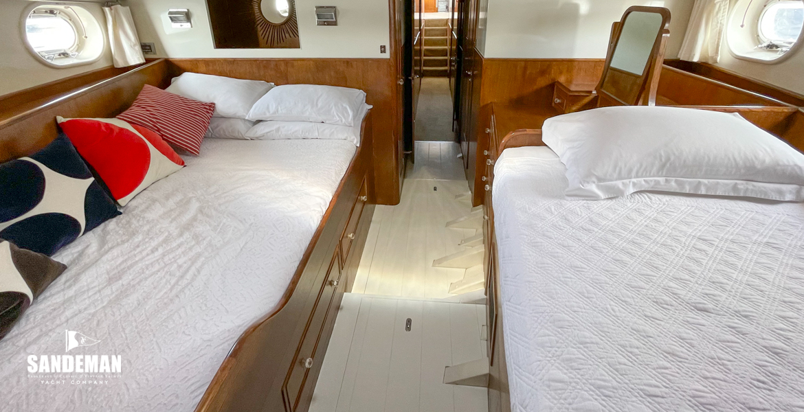 Owner cabin view forward