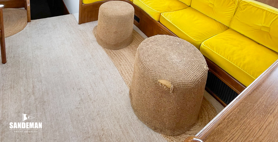 Deck saloon view aft