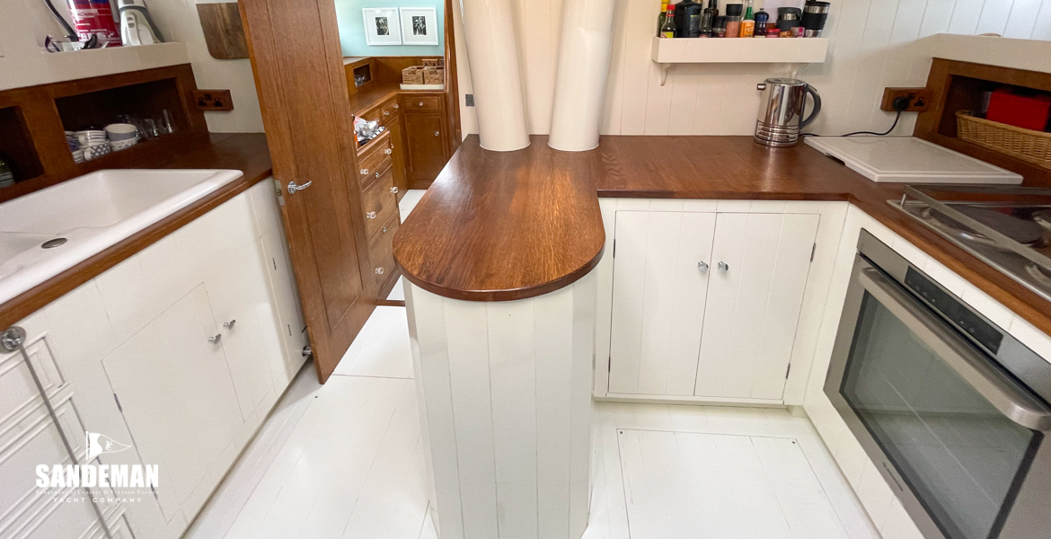 Galley view aft