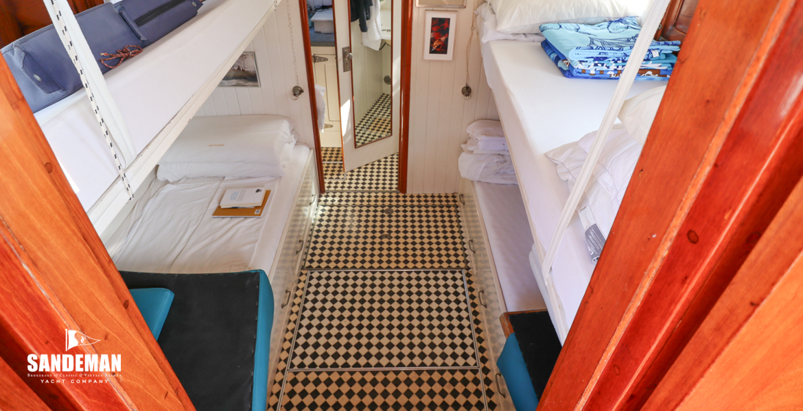 Aft cabin view forward