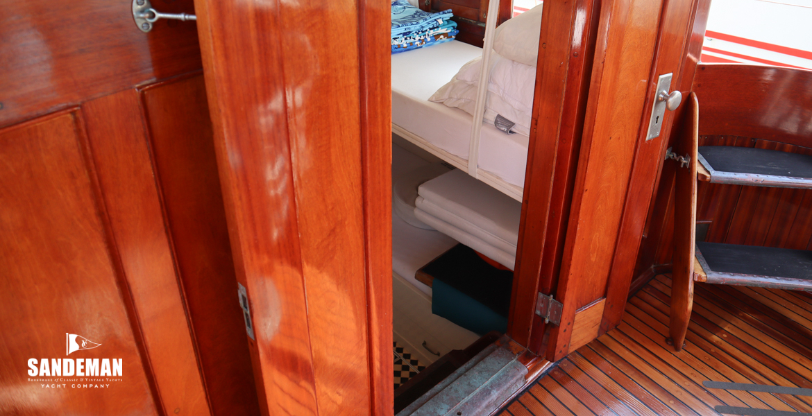 To starboard side deck