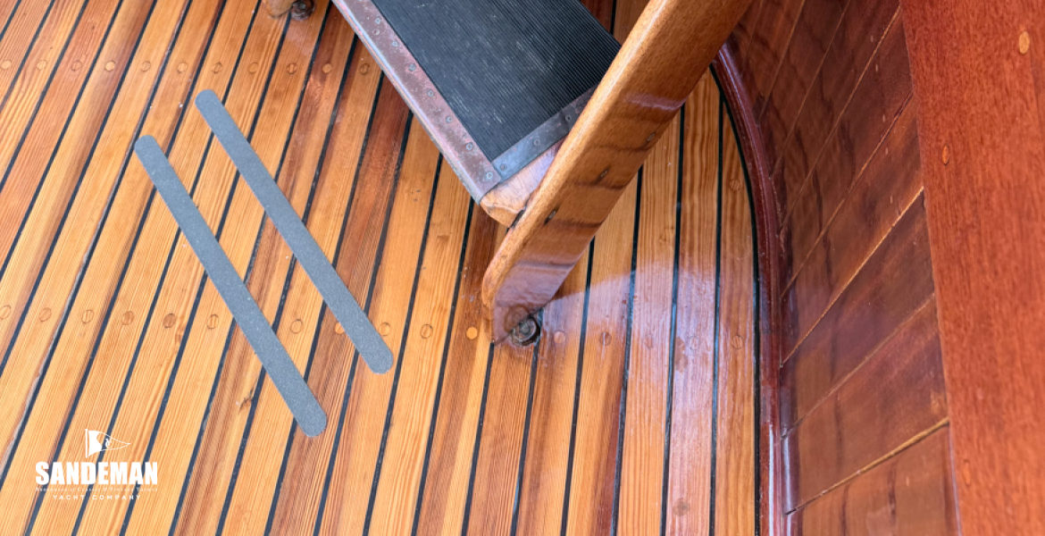 Starboard side deck