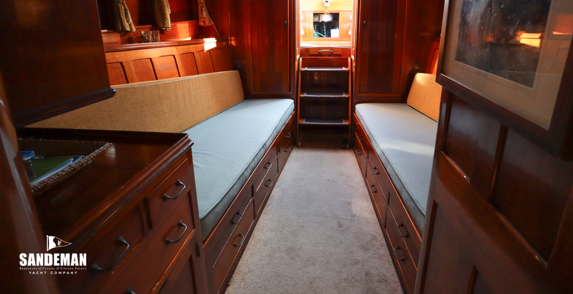 Forward cabin/ saloon view forward