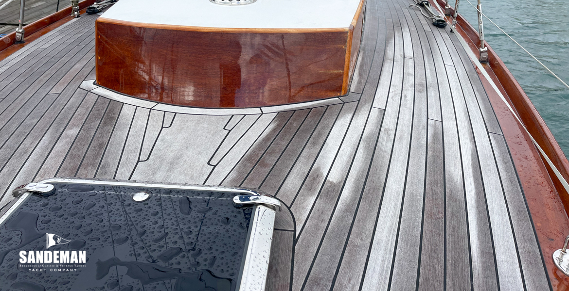 View aft from foredeck