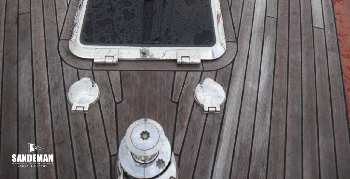 View aft from foredeck