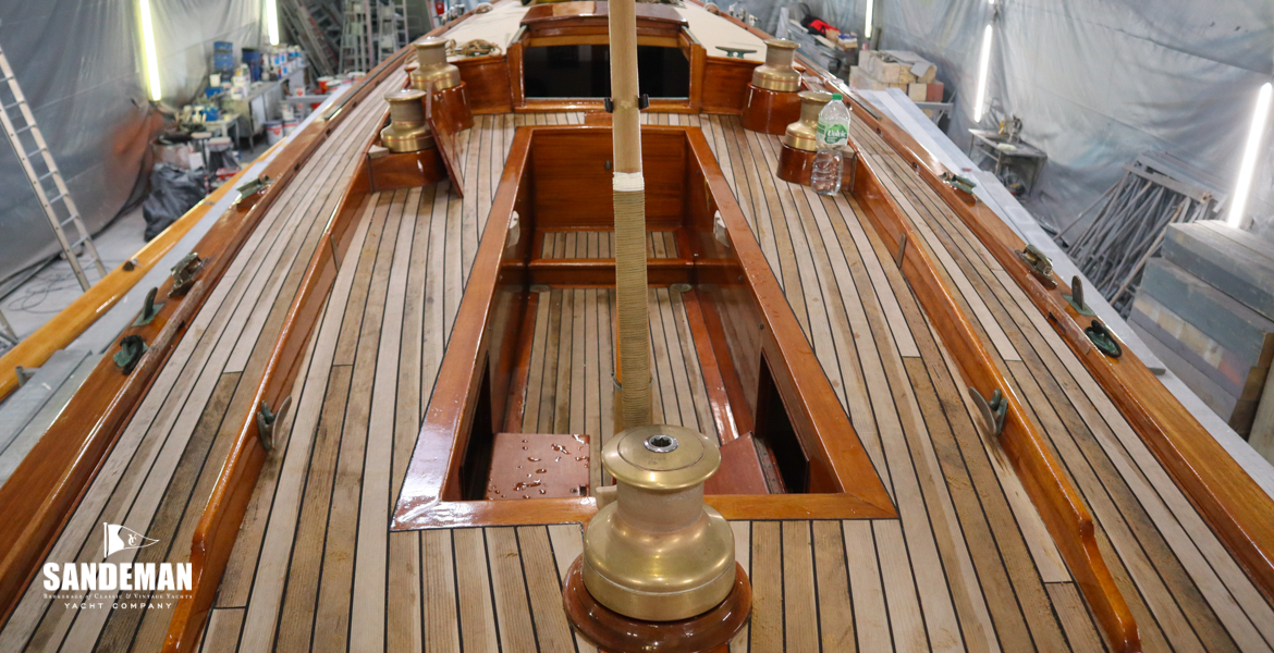 View forward from aft deck