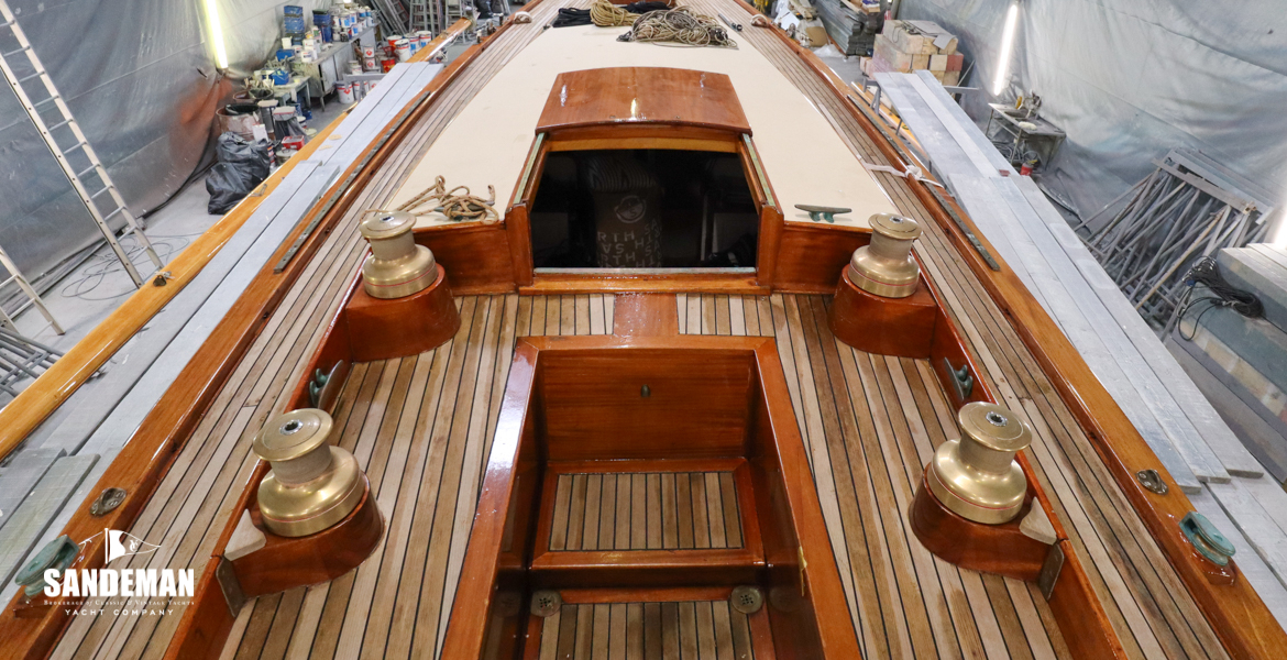 View forward over cockpit