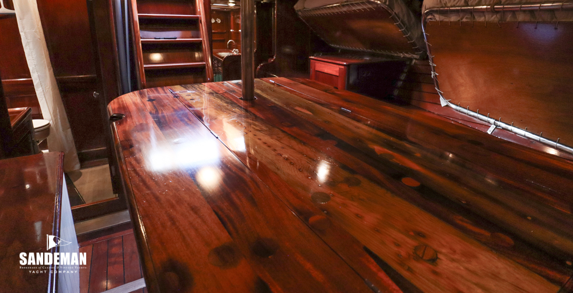 Crew accommodation view aft