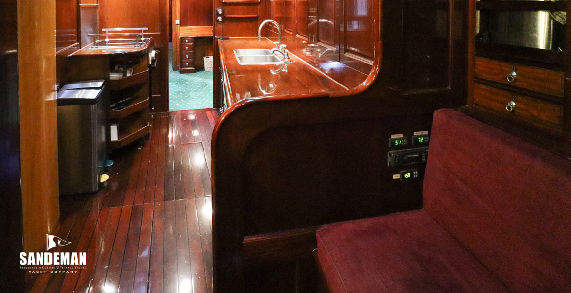 Galley view aft