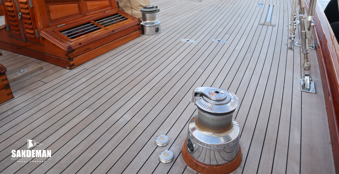 Starboard side deck forward