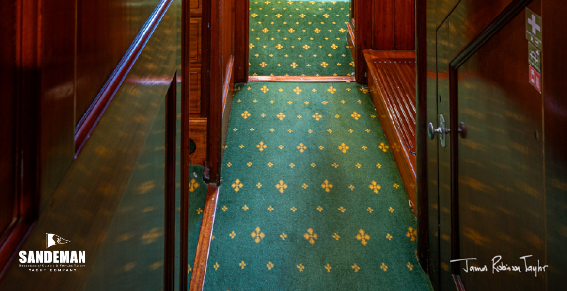 Passage aft view forward [Photo: James Robinson Taylor]