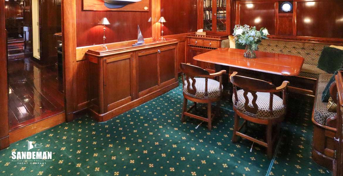 Saloon view forward to starboard