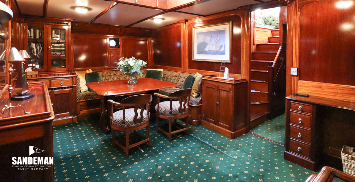Saloon view to starboard aft
