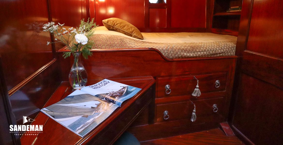 Owner cabin view to starboard