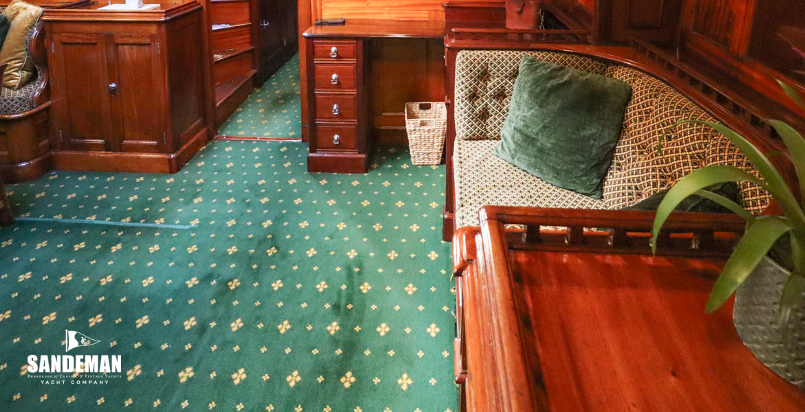 Saloon view aft to accommodation