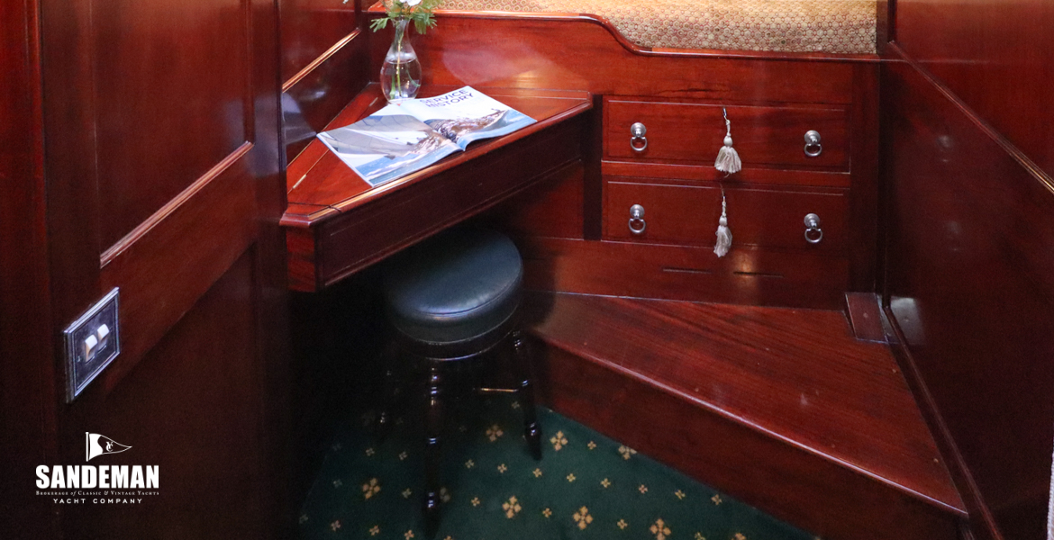 Owner cabin view to starboard