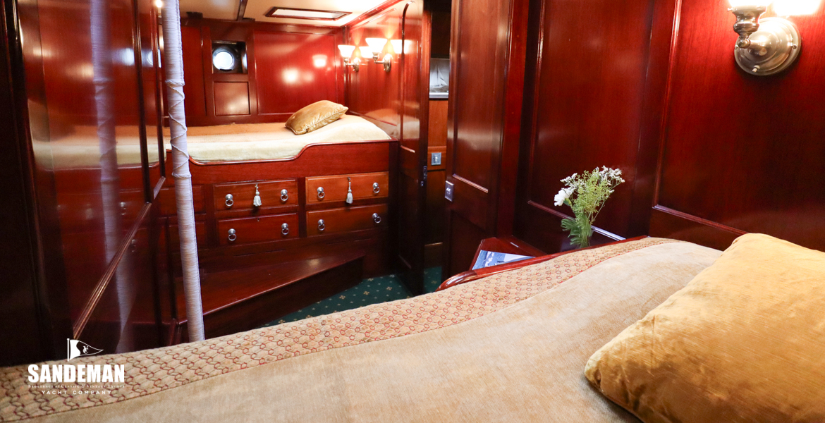 Owner cabin view to port