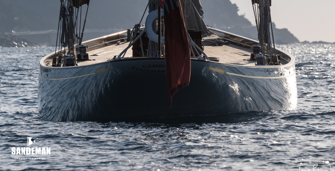 From aft at anchor [Photo: James Robinson Taylor]