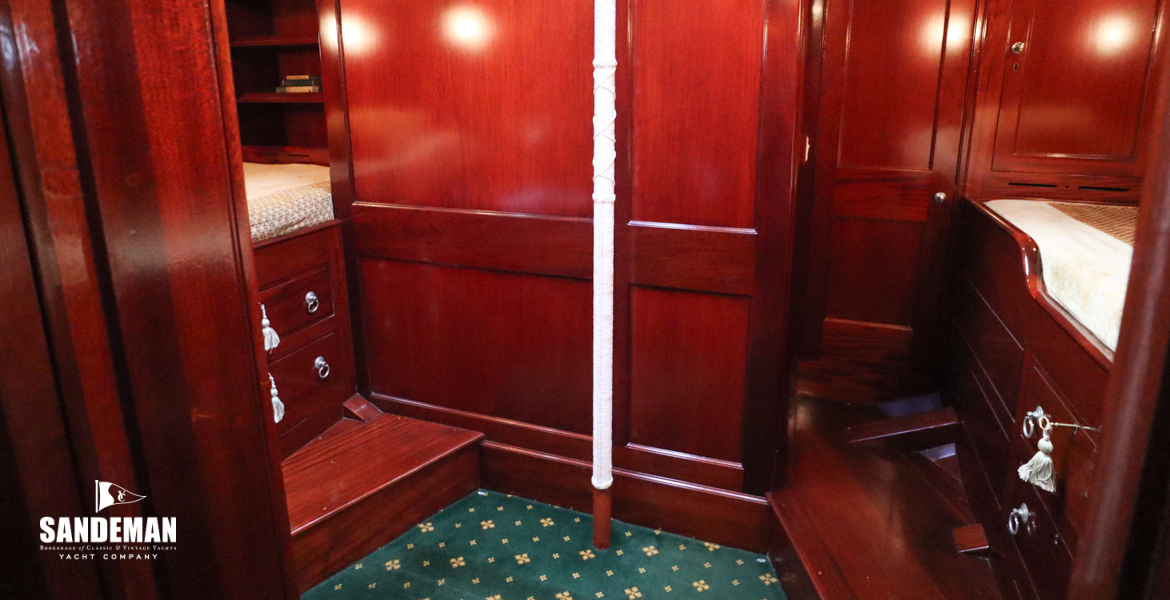 Owner cabin view aft