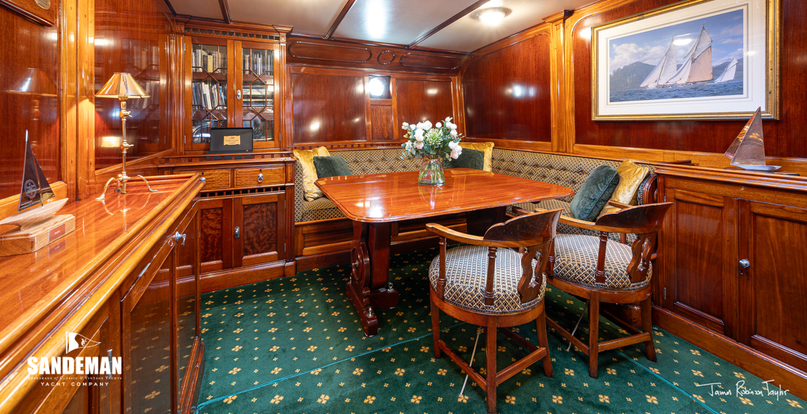 Saloon view to starboard [Photo: James Robinson Taylor]