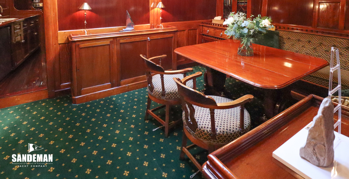 Saloon view forward to starboard