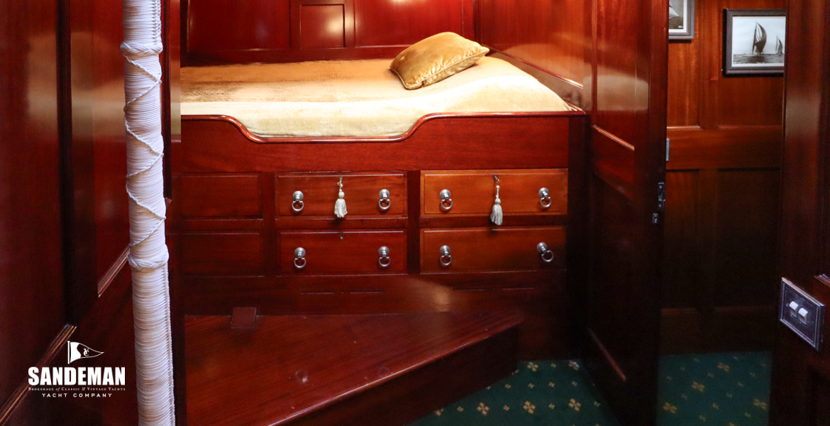 Owner cabin view to port