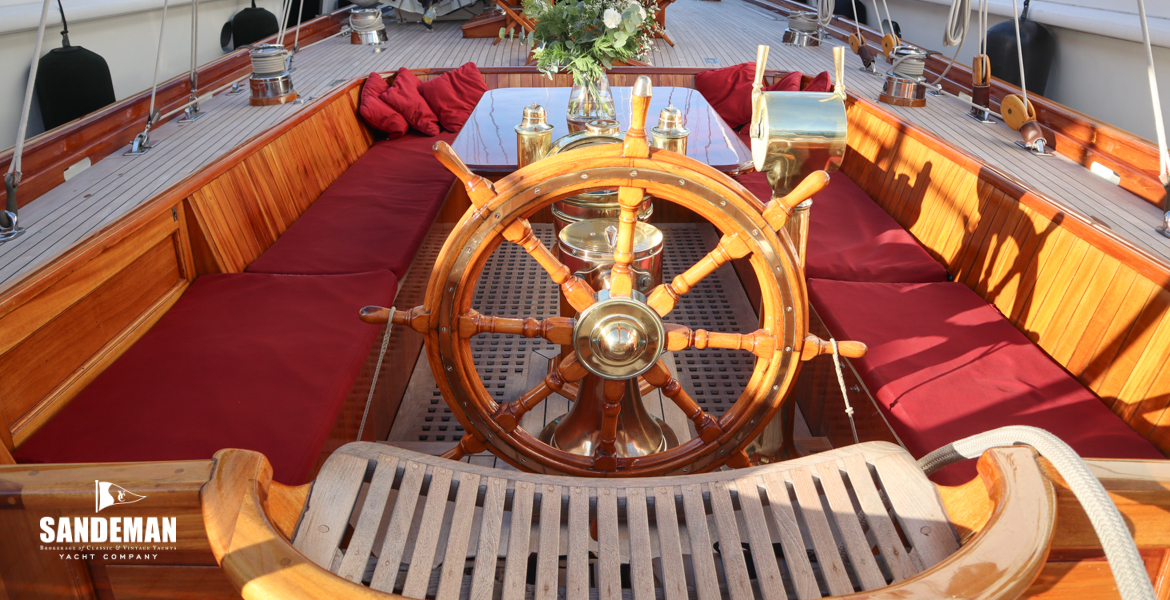 View forward over cockpit