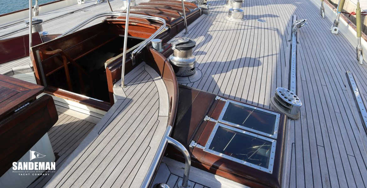 View forward over companionway