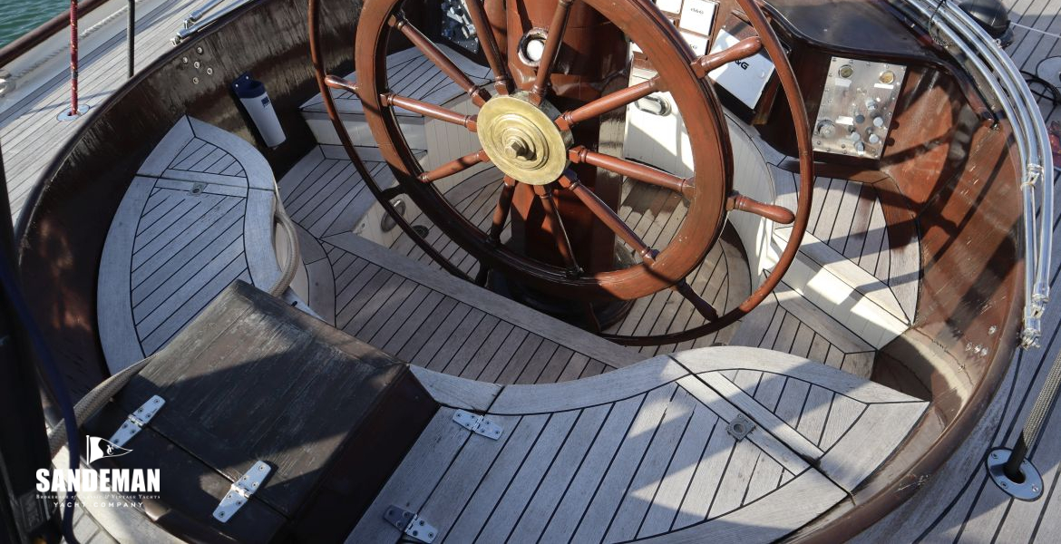 Cockpit view forward to port