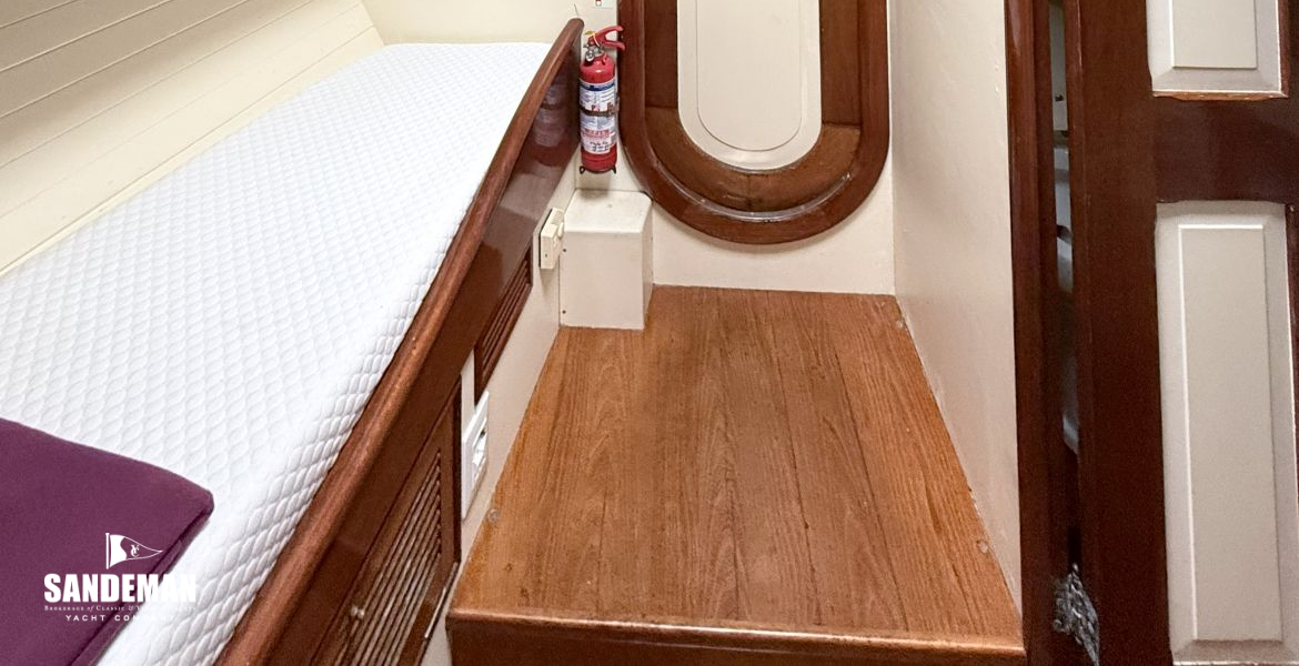 Crew accomm view forward