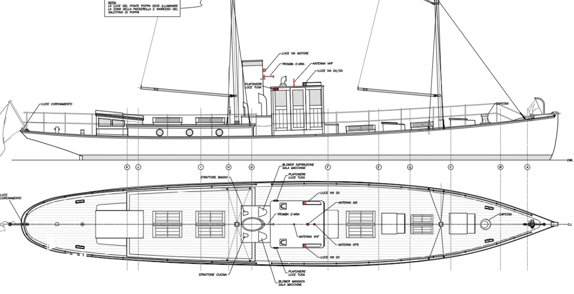 Profile + Deck plan