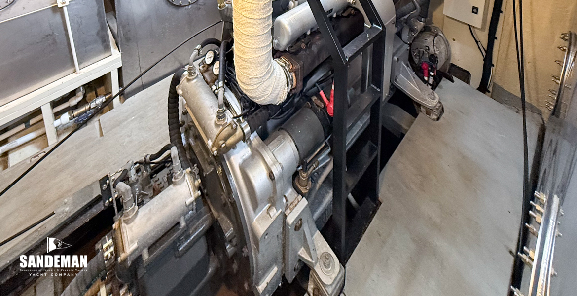 Engine room view forward