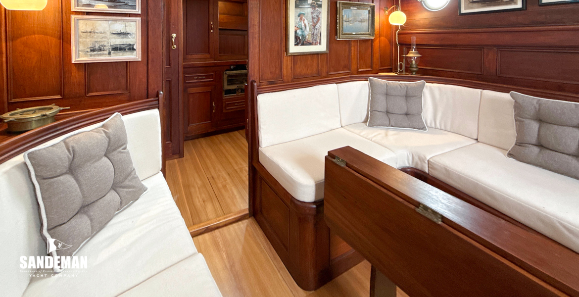 Saloon view forward to galley