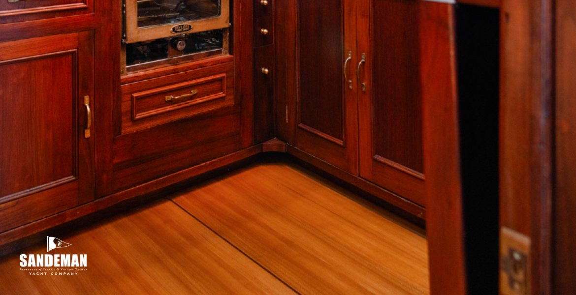 Galley view forward to starboard