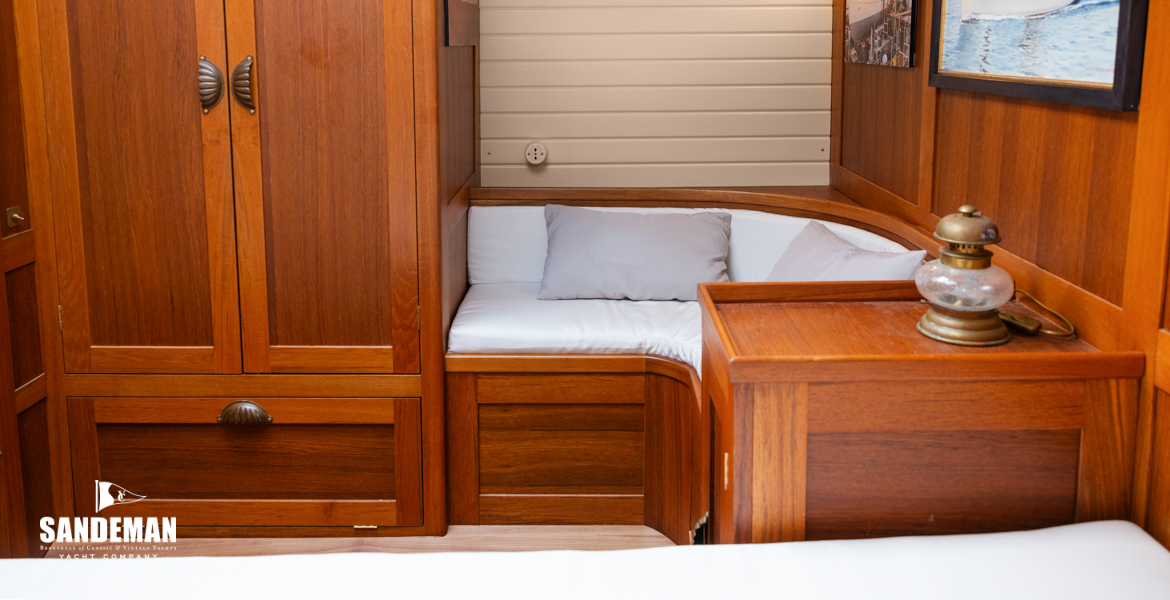 Owner cabin view to starboard