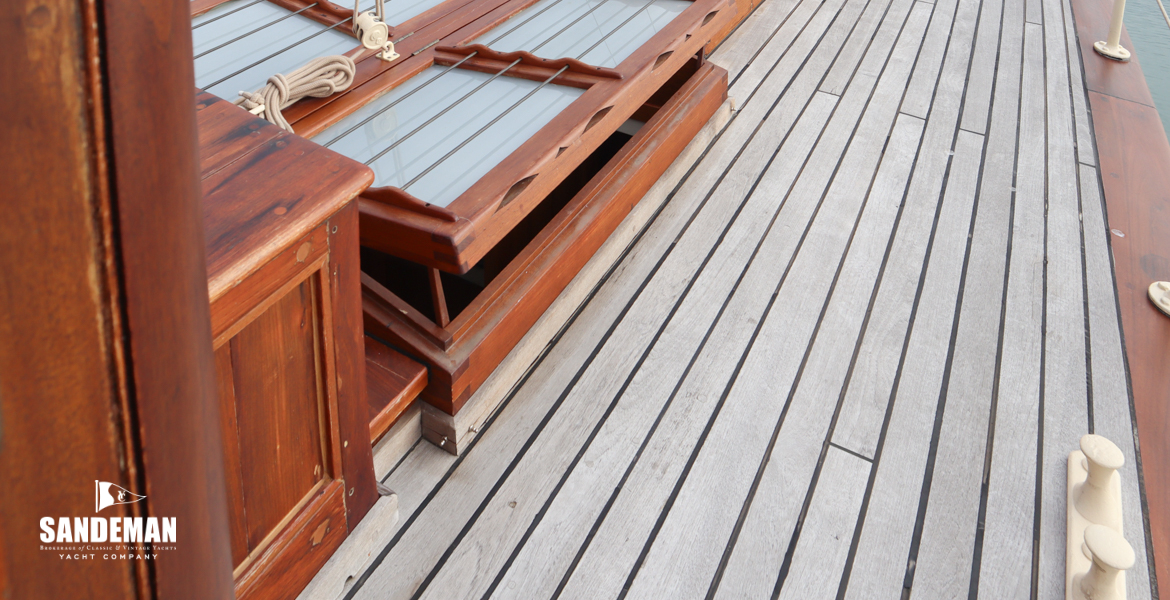 View forward from starboard side deck