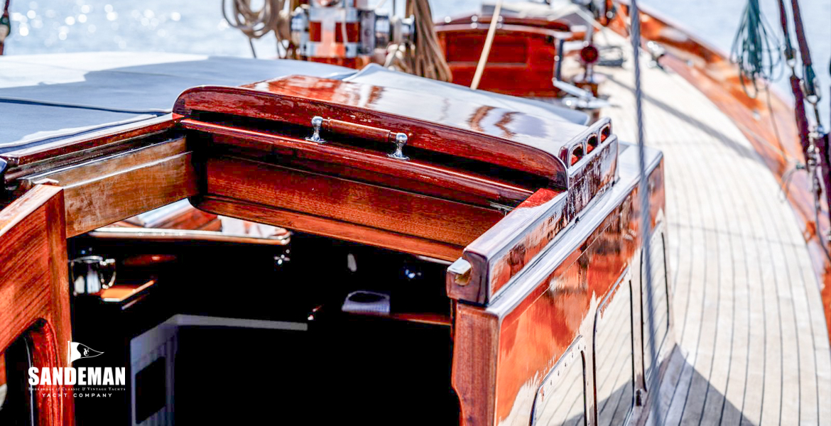 Companionway to saloon