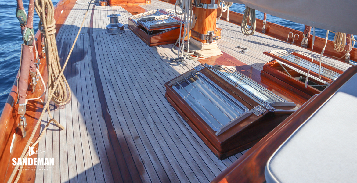 View forward from deckhouse