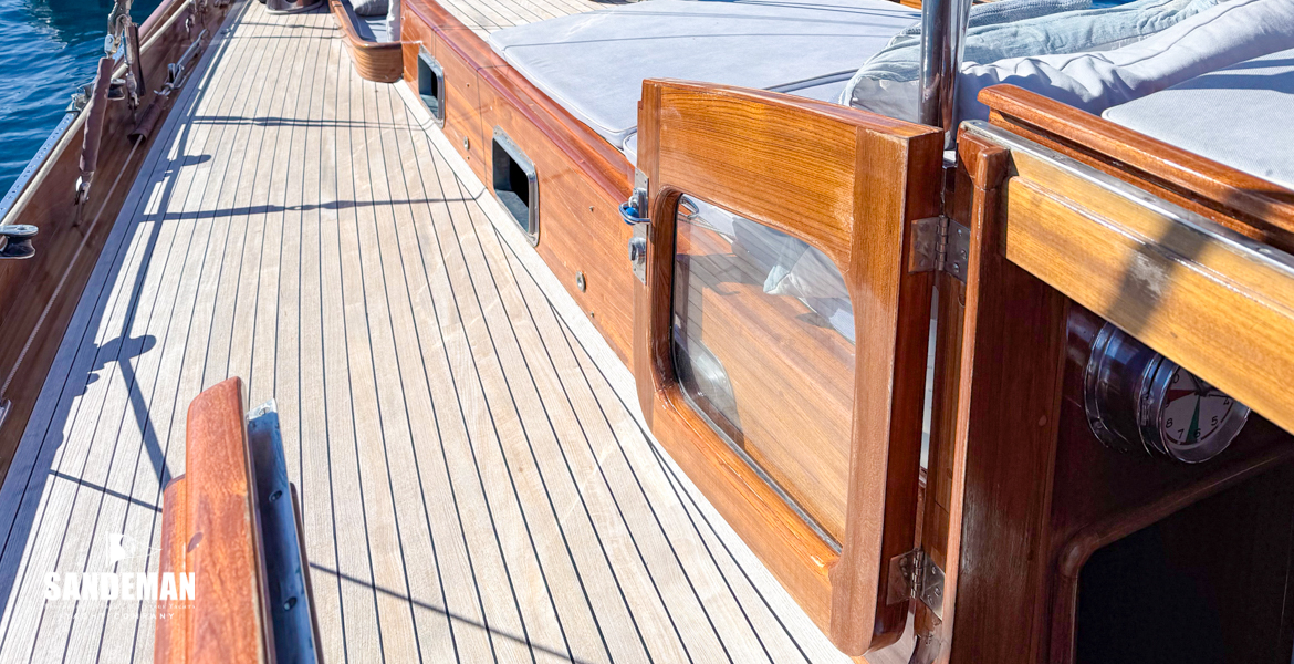 View aft from companionway