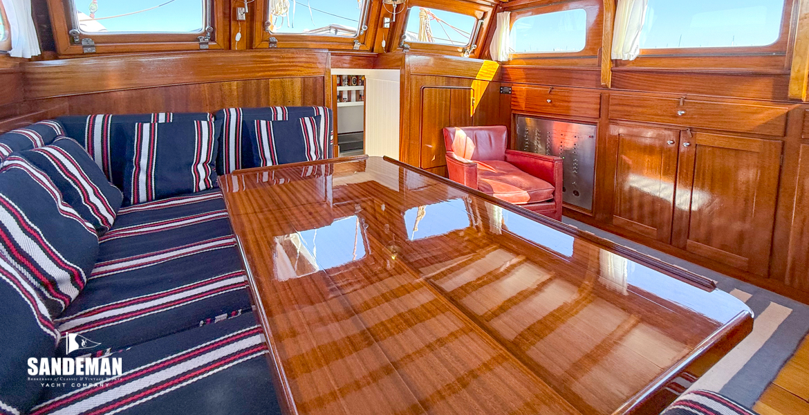 Saloon view forward to starboard