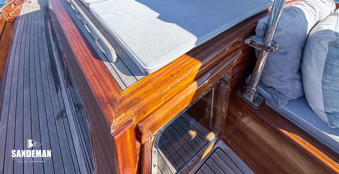 View forward over deckhouse