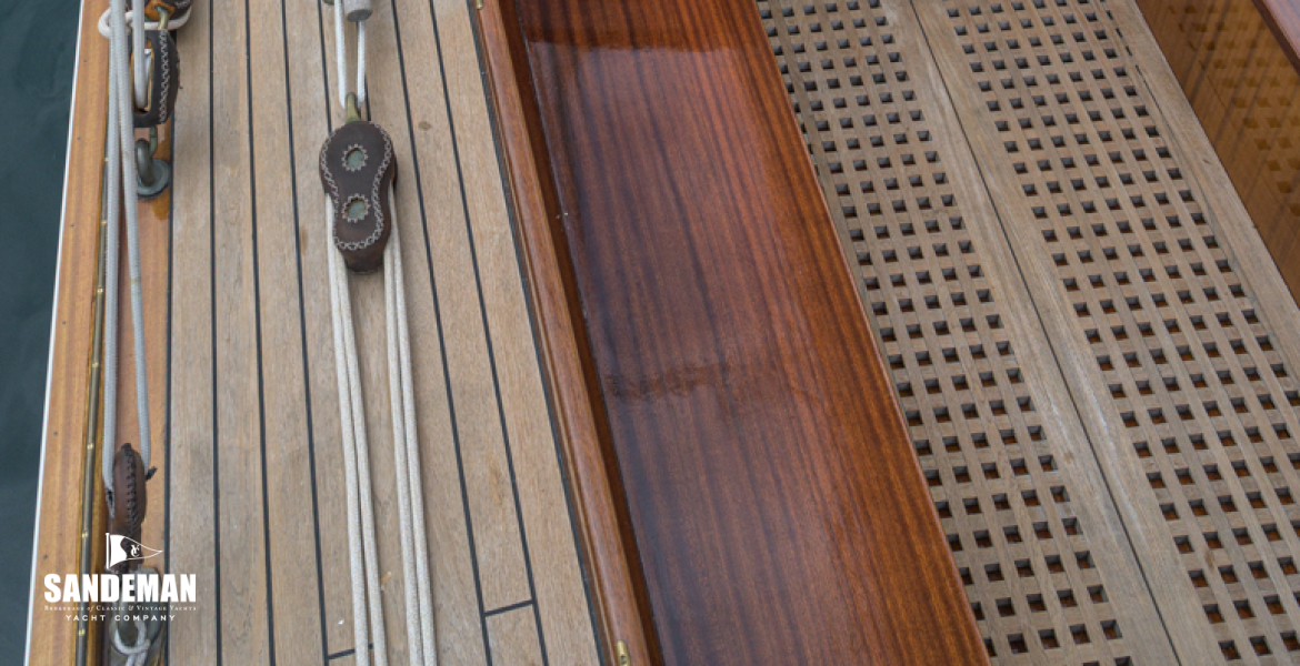 View forward from port side deck [Photo: James Robinson Taylor]
