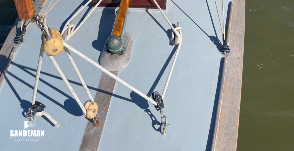 Aft deck view forward