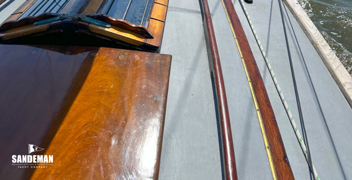 View forward from cockpit